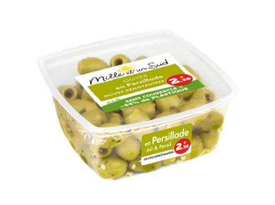 Olives vertes en Persillade